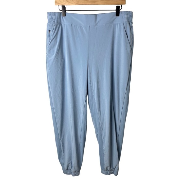 Athleta Brooklyn Lined Jogger Light Blue Size 16 Style 631612 Activewear - Picture 2 of 10
